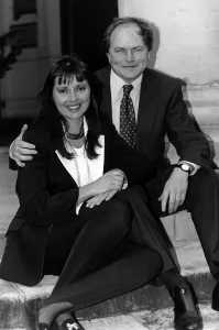 Images Dated 14th December 1992: Carol Vorderman TV Presenter & Clive Anderson Chat Show Host