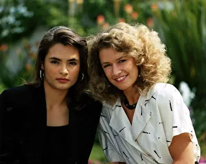 Caroline Bliss and Talisa Soto both actresses - June 1989 Caroline Bliss and Talisa Soto both actresses - June 1989