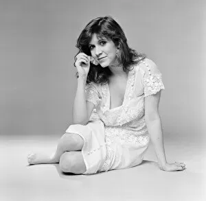 Images Dated 3rd June 1983: Carrie Fisher, American actress in in the UK to coincide with the release of new film