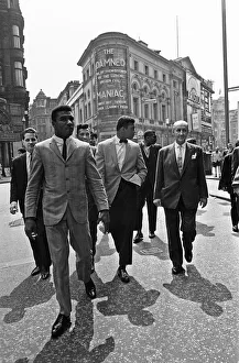 Muhammad Ali Gallery: Cassius Clay aka (Muhammad Ali), in London for his fight against Henry Cooper