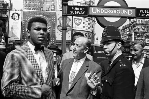 The Peoples Champion Gallery: Cassius Clay aka (Muhammad Ali left) with Dave Edgar, Jack Solomon'