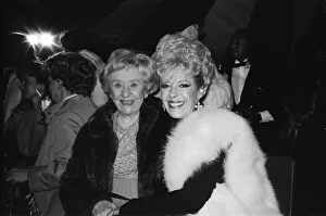 The cast of Coronation Street attend a party. Doris Speed and Julie Goodyear The cast of Coronation Street attend a party. Doris Speed and Julie Goodyear