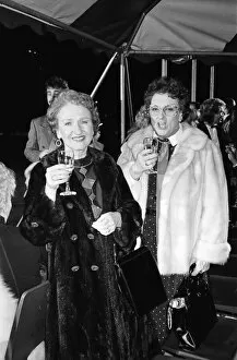 Images Dated 1st December 1985: The cast of Coronation Street attend a party. Eileen Derbyshire and Betty Driver