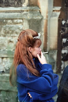 Images Dated 6th March 1997: The cast of EastEnders filming scenes for the wedding of characters Ricky Butcher