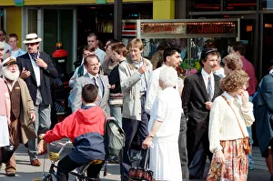 Images Dated 18th May 1989: Cast members during the filming of the 'Only Fools and Horses'