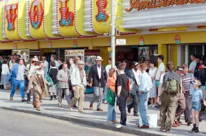 Images Dated 18th May 1989: Cast members during the filming of the 'Only Fools and Horses'