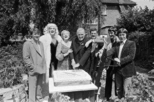 The cast of new Thames TV series Fox filming a birthday scene for father of The cast of new Thames TV series Fox filming a birthday scene for father of
