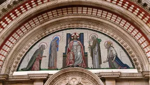 Core13 Gallery: Cathedrals Westminster Mosiac at the entrance to the Cathedral DBase