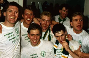 Celtic celebrate becoming League Champions April 1988 Celtic celebrate becoming League Champions April 1988
