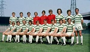 Images Dated 1st July 1975: Celtic football team squad 1975