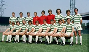 Images Dated 1st July 1975: Celtic football team squad 1975