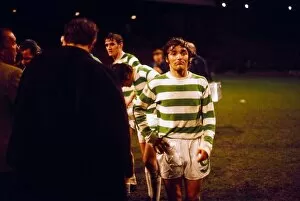 Images Dated 19th April 1972: Celtic player after losing penalty shoot out April 1972