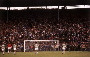 Celtic players walk off pitch as crowd invade August 1973 Celtic players walk off pitch as crowd invade August 1973