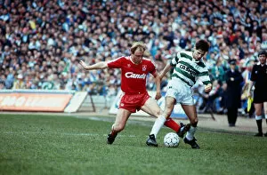 Images Dated 30th April 1989: Celtic v Liverpool Hillsborough Memorial Match at Celtic Park 30th April 1989