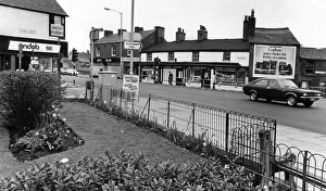 Knowsley Gallery: The centre of Prescot, Knowsley, Merseyside. May 1976