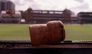 Images Dated 14th May 1999: The champagne cork that saved England a boundary May 1999