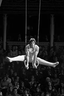 Images Dated 19th January 1975: Champions Cup at the National Gymnastics Tournament at The Royal Albert Hall