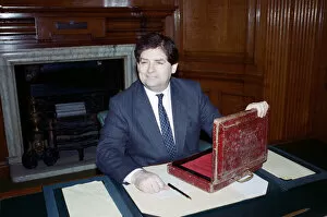 Images Dated 7th March 1989: The Chancellor of the Exchequer, Nigel Lawson. 7th March 1989