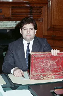 Images Dated 7th March 1989: The Chancellor of the Exchequer, Nigel Lawson. 7th March 1989