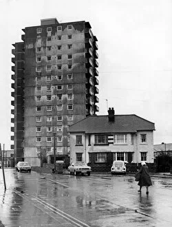 Images Dated 3rd January 1983: The Channel View flats, Grangetown, Cardiff, where it is proposed to block up the tunnels