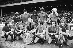 Charity Shield match at Wembley Stadium. Leeds United 1 v Liverpool 1 Charity Shield match at Wembley Stadium. Leeds United 1 v Liverpool 1