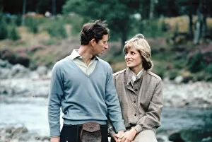00511 Gallery: Charles and Diana Happy and in love at Balmoral after their honeymoon, 19th August 1981