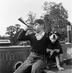 Charlie Collins, age 10, son of the captain of the canal boat " Charlie Collins, age 10, son of the captain of the canal boat "