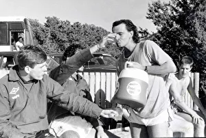 Charlie Nicholas Scotland team in Mexico 1986 Graeme Souness helps Charlie Nicholas Charlie Nicholas Scotland team in Mexico 1986 Graeme Souness helps Charlie Nicholas