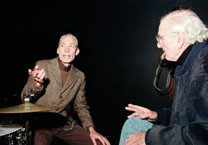 Charlie Watts, The Rolling Stones drummer (left), at Ronnie Scott's Charlie Watts, The Rolling Stones drummer (left), at Ronnie Scott's