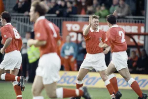 Images Dated 5th December 1992: Charlton Athletic return to their former home The Valley