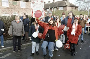 Images Dated 5th December 1992: Charlton Athletic return to their former home The Valley