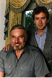 Charlton Heston Actor with son Fraser Heston A©Mirrorpix Charlton Heston Actor with son Fraser Heston A©Mirrorpix