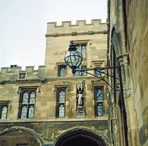 Chaucer's rooms, Christ College, Oxford University, Oxfordshire, January 1972 Chaucer's rooms, Christ College, Oxford University, Oxfordshire, January 1972