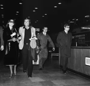Checking in at London Heathrow Airport, was Tina Sinatra Checking in at London Heathrow Airport, was Tina Sinatra