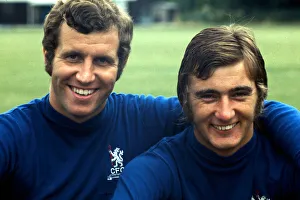 Chelsea footballers Peter Osgood and Alan Hudson December 1971 Chelsea footballers Peter Osgood and Alan Hudson December 1971