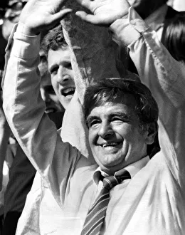 Chelsea manager John Neal during a game. 30th April 1984 Chelsea manager John Neal during a game. 30th April 1984