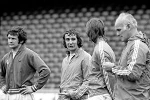 Images Dated 17th April 1975: Chelsea training today at Stamford Bridge for Saturday