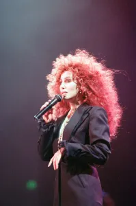 Cher, American singer, Love Hurts Tour, concert at NEC Arena, Birmingham Cher, American singer, Love Hurts Tour, concert at NEC Arena, Birmingham