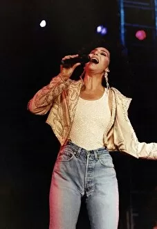 Images Dated 14th October 1990: Cher in concert in dublin