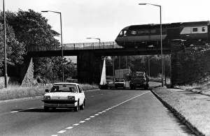 The Chester Moor viaduct which carries the main East Coast rail line over the A167 The Chester Moor viaduct which carries the main East Coast rail line over the A167