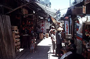 Cheung Chau Hong Kong typical street scene Cheung Chau Hong Kong typical street scene