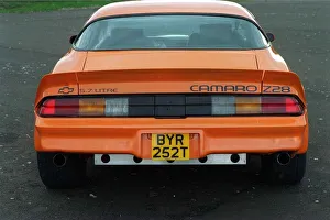 Chevrolet Camaro owned by Allan Billingham March 1998 Orange paint rear view Chevrolet Camaro owned by Allan Billingham March 1998 Orange paint rear view