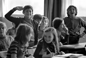 Children in a classroom in a French school April 1975 75-2072-006 Children in a classroom in a French school April 1975 75-2072-006