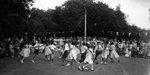 Children dancing around the May Pole in a Coventry Suburb circa 1960 Children dancing around the May Pole in a Coventry Suburb circa 1960