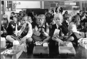 Children of Holy Trinity Primary School in Lewisham can not have school dinners as there Children of Holy Trinity Primary School in Lewisham can not have school dinners as there