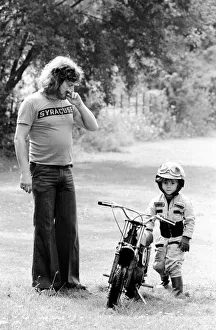 Children: Stunts: Mini-Motorbikes Speed Kids. August 1977 77-04293-003 Children: Stunts: Mini-Motorbikes Speed Kids. August 1977 77-04293-003