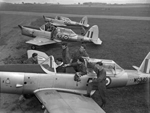Runway Gallery: Chipmunk aircraft of the G.U.A.S (Glasgow University Air Squadron