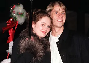 Images Dated 9th November 1995: Chloe Newsome actress who appears as Vicky MacDonald and Nick Cochrane actor who stars