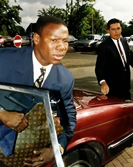 Chris Eubank boxer at Haywards Heath Court Chris Eubank boxer at Haywards Heath Court