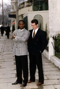 Images Dated 20th February 1991: Chris Eubank Boxing World middleweight Champion meets challenger Dan Sherry at London